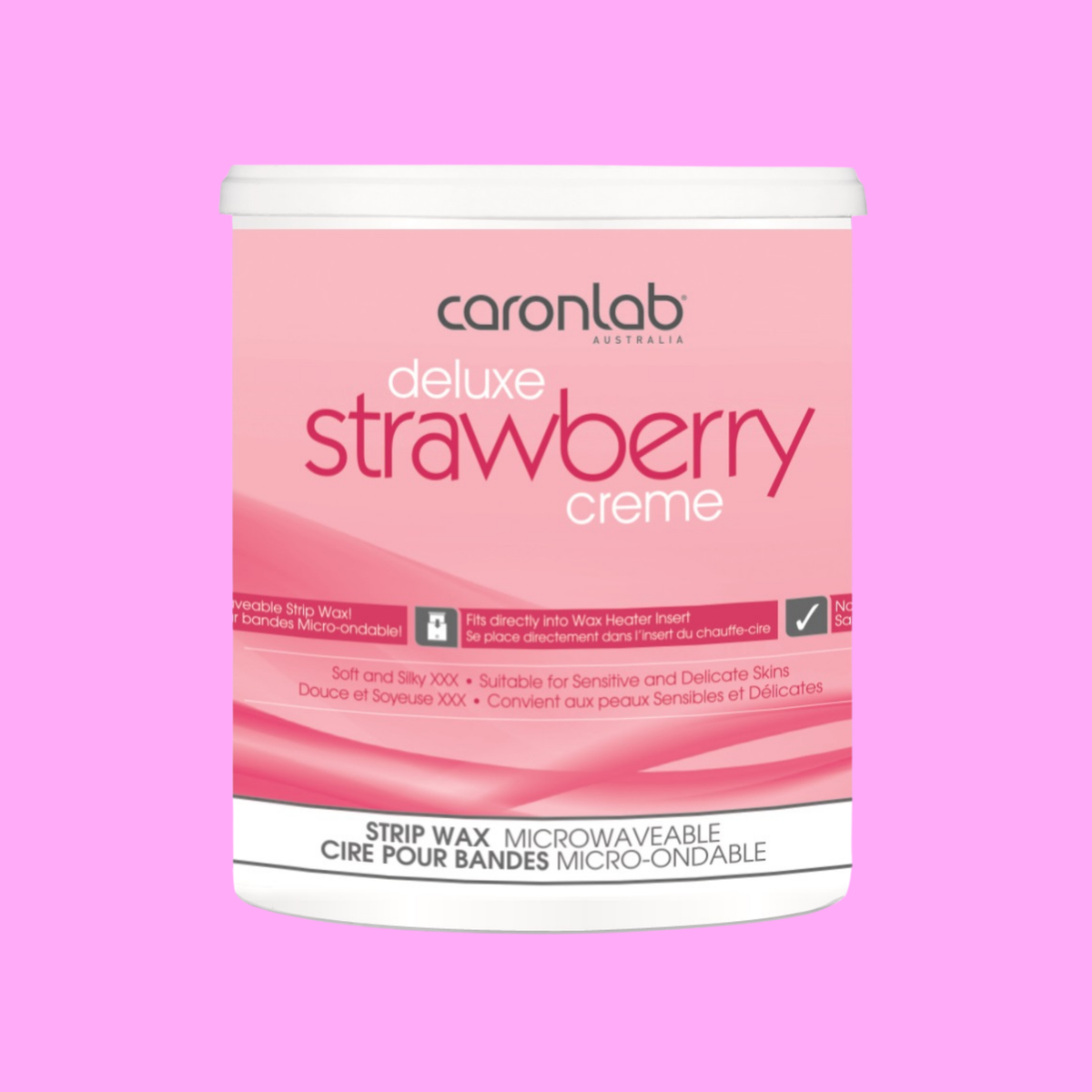 Caronlab Strawberry Creme Strip Wax