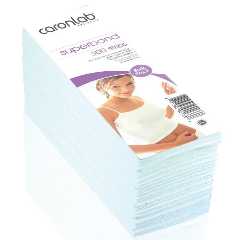 Caronlab Superbond Wax Strips 300pk